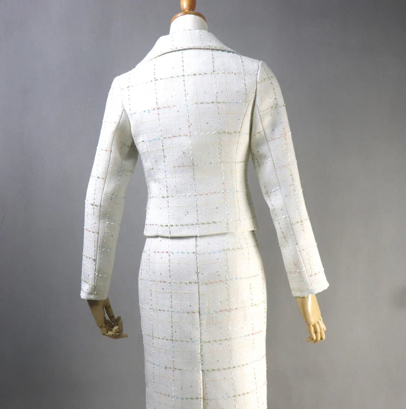 Our specialised local dressmaker or tailor specialises in creating custom-made garments. They might work with you to create and make a tweed top and skirt in the exact colour and style you desire. You can use the internet to seek for a reliable tailor in your area or ask friends and family for recommendations. Women's blouses and skirts in custom sizes are available from a fashion pioneer.