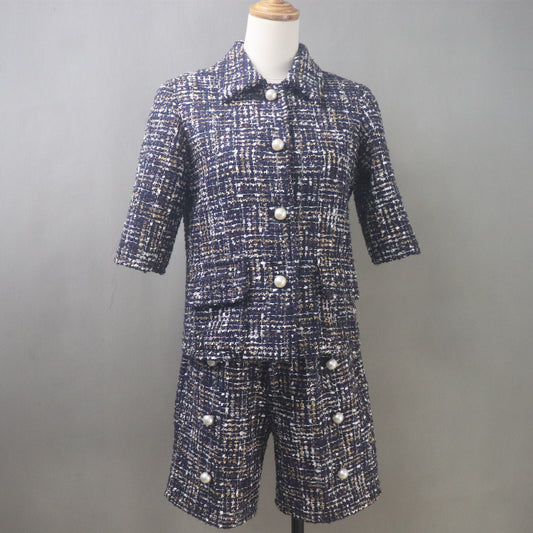 This Custom Made Navy Shorts Suit is designed for the modern, confident woman who values style, sophistication, and a perfect fit. Whether you're attending a wedding, graduation, business event, or any special occasion, this tailored shorts suit offers a polished and trendy alternative to traditional dresses.