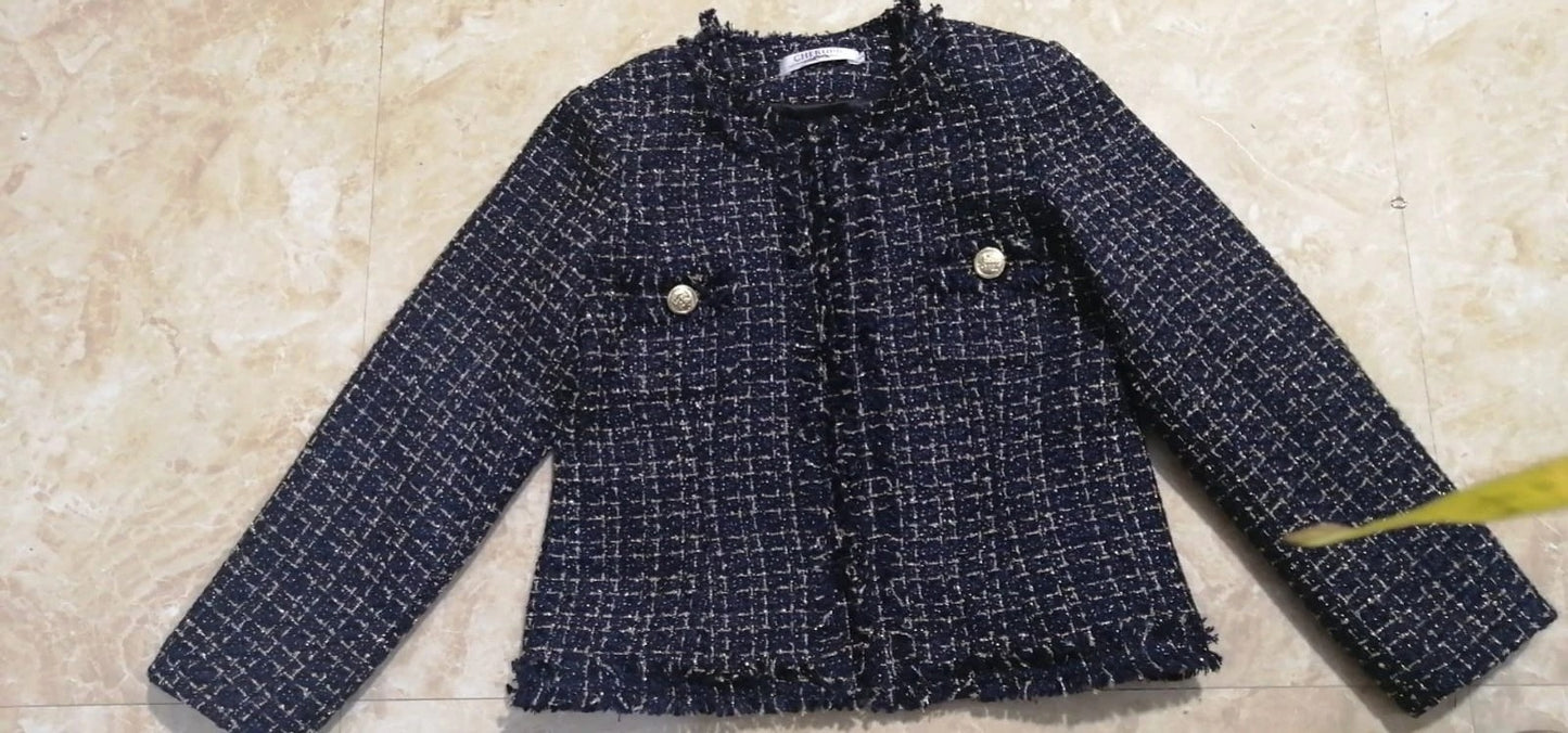 Women's Designer Inspired Custom Made Tweed Blazer + Skirt Suit 6 Colors - Fashion Pioneer