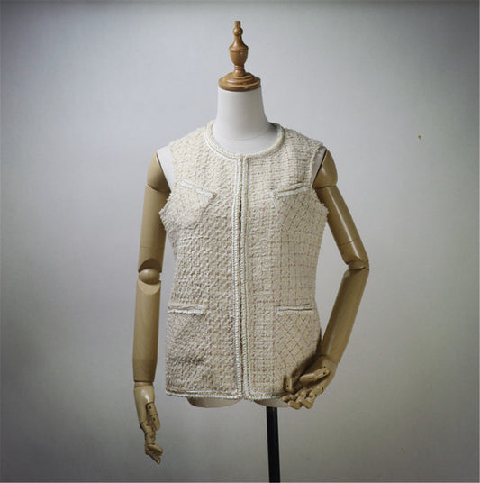 Women CUSTOM MADE Check Pattern Crooked Pockets Tweed Vest Gilet 2 Colours Quick International service! Custom made or tailor made Check Pattern Crooked Pockets Tweed Vest Gilet 2 Colours has four pockets, can wear it for official use, college inauguration, ceremony. Feel more comfort and confident.