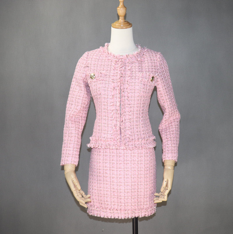 Women's Designer Inspired Custom Made Tweed Blazer + Skirt Suit UK CUSTOMER SERVICE! Women's Designer Inspired Custom Made Tweed Blazer + Skirt Suit - Homecoming Suits, One of the popular custom suits and best selling product from our shop. Can wear for Fashion Model wear, wedding, church wear, events, Birthday party, Inauguration, Ceremony, Outside wear, night out ,Dinner with partner and friends. More comfort and chic look. We have both Suits and skirts with best price.