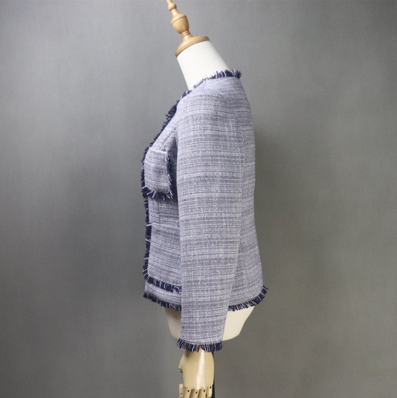 Women's CUSTOM MADE Tassel Decor Jacket Coat Blazer+Shorts/Skirts/Trousers UK CUSTOMER SERVICE! Women's CUSTOM MADE Tassel Decor Jacket Coat Blazer+Shorts/Skirts/Trousers, Can worn for ceremony, college Inauguration , Party, Night Out and Evening Friends with Dinner. No Machin washable. We offer Shorts, Skirts, Trousers for the suit.