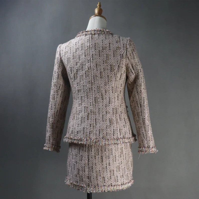 Hand Made Ladies Tweed Blazer Bespoke Suit - tweed blazer womens, hand made suits for women custom tailored womens suits,bespoke tailor made suits,custom built suits,custom made to measure shirts,made to measure tailor near me,getting a bespoke suit custom made tweed,blazer set for women,made to measure suits tailor made suits for women, custom made suits,bespoke suit
