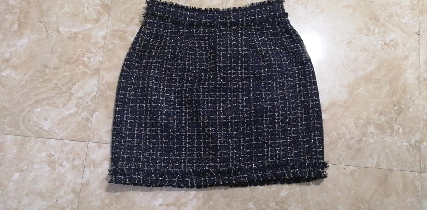 Women's Designer Inspired Custom Made Tweed Blazer + Skirt Suit 6 Colors - Fashion Pioneer