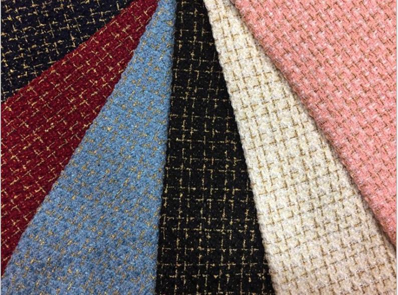Women's Designer Inspired Custom Made Hand Made Loose Fit Pink Tweed Blazer + Skirt Suit 6 Colours UK CUSTOMER SERVICE! Women's Designer Inspired Custom Made Hand Made Loose Fit Pink Tweed Blazer + Skirt Suit 6 Colours - All items are made to order. Please advise your height, weight and body measurements ( Bust, shoulder, Sleeves, Waist and Length etc). Our tailors will make the exact measurement for you!.Light weight and comfort to wear party, outside, official use and ceremony. Materials: Wool blend