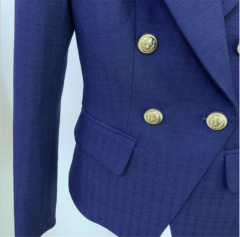 Women's Sequin Navy Fitted Blazer Jacket UK CUSTOMER SERVICE! Women's Sequin Navy Fitted Blazer Jacket - Style this luxury lined full length jacket up for a wedding guests receptions & ceremonies, special occasions, award ceremonies, graduations, going out, dinner date or cocktail party, black tie events or make a strong professional statement at your next big work meeting or interview.