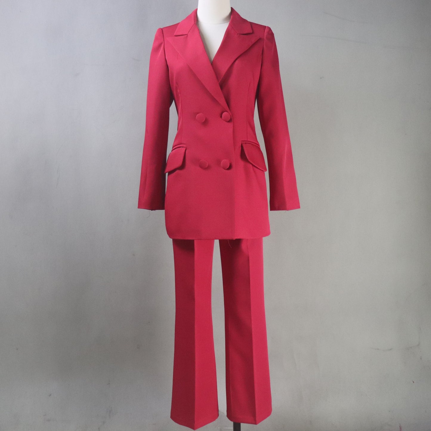 Custom Women Blazer Suit Set, Office Pantsuit, Any Color Any Trouser Shape, Spring Summer Suit