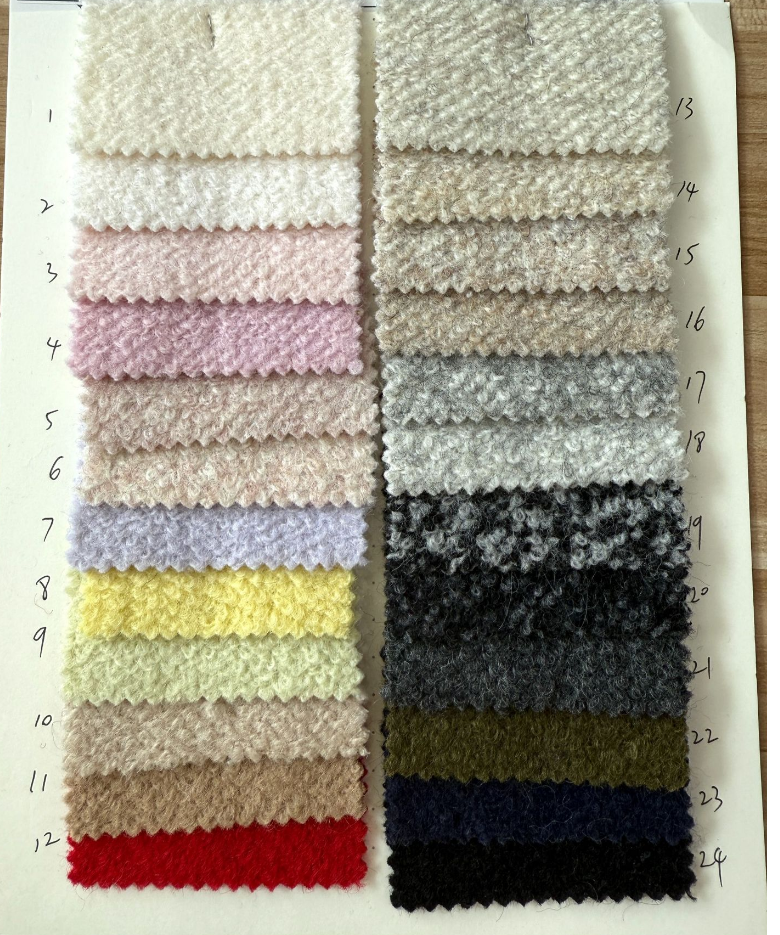 Women’s Extra Long Tweed Wool Coat – Custom Made, Plus Sizes, 24 Colors option