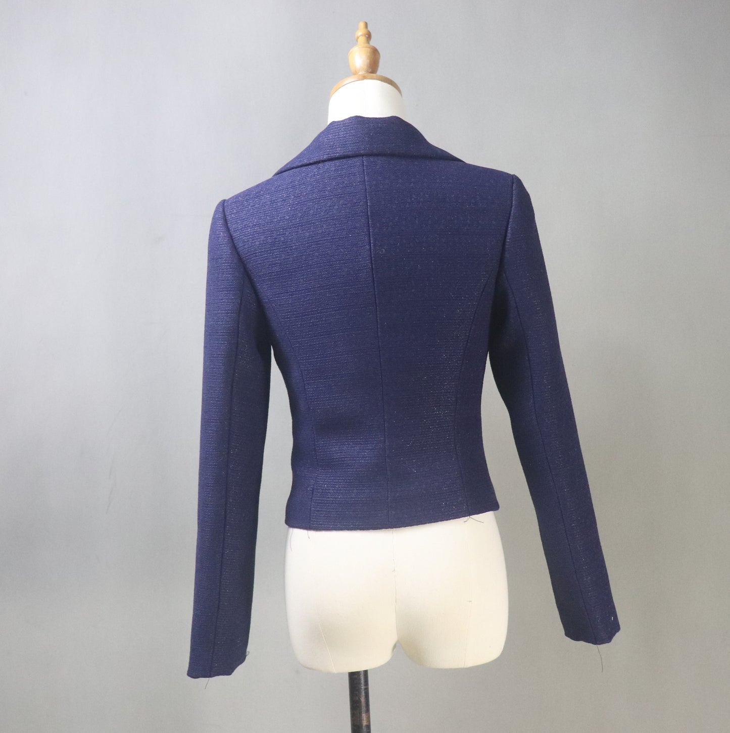 Custom Made Fitted Short Blazer with Red Bow