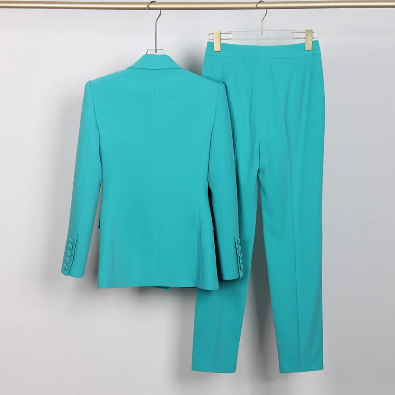 Women 3 Pieces Blazer + Corset + Mid-High Rise Flare Trousers Pants Suit Pantsuit Office Suit Formal Suit This suit is designed with comfort and style in mind, featuring high-performance fabrics crafted with the perfect blend of wool and spandex that provide flexibility and durability.  The outfit you're describing sounds like a stylish and versatile pantsuit for women, consisting of three pieces - a blazer, a corset, and mid-high rise flare trousers.