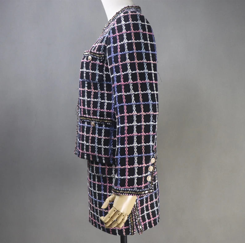 Ladies tweed 2025 skirt suit