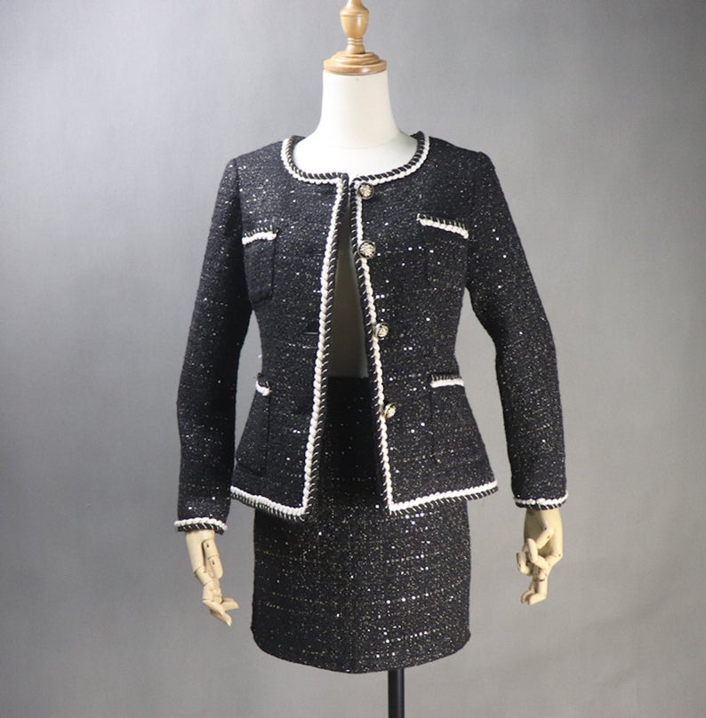 CUSTOM MADE Blazer + Shorts/Skirts/Trousers Sequinned Jacket Coat for Women  UK CUSTOMER SERVICE!  CUSTOM MADE Blazer + Shorts/Skirts/Trousers Sequinned Jacket Coat for Women, Can worn for ceremony, Inauguration , Party, Night Out and Evening Friends with Dinner. No Machin washable. We offer Shorts, Skirts, Trousers for the suit.
