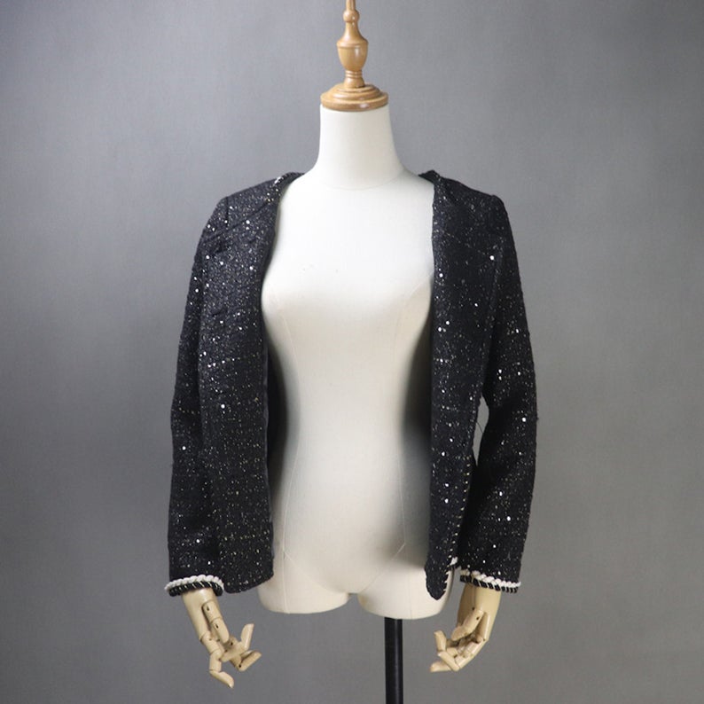 CUSTOM MADE Blazer + Shorts/Skirts/Trousers Sequinned Jacket Coat for Women  UK CUSTOMER SERVICE!  CUSTOM MADE Blazer + Shorts/Skirts/Trousers Sequinned Jacket Coat for Women, Can worn for ceremony, college Inauguration , Party, Night Out and Evening Friends with Dinner. No Machin washable. We offer Shorts, Skirts, Trousers for the suit.