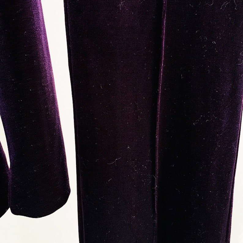 Women Velvet Dark Purple Blazer + Flare Trousers Suit  UK CUSTOMER SERVICE! Fashion Pioneer - Baby Blue Blazer Coat Fitted for Luxury Women's , Purple Velvet Soft, light and stretchy. This jacket comes with a full lining, soft and comfortable to Wear. Material: Polyester ,Slim fit and long Sleeves with buttons and two pockets. Great for casual, formal, business wear and other special events. Whether for a casual or a professional look, this suit blazer definitely makes you stunning. 