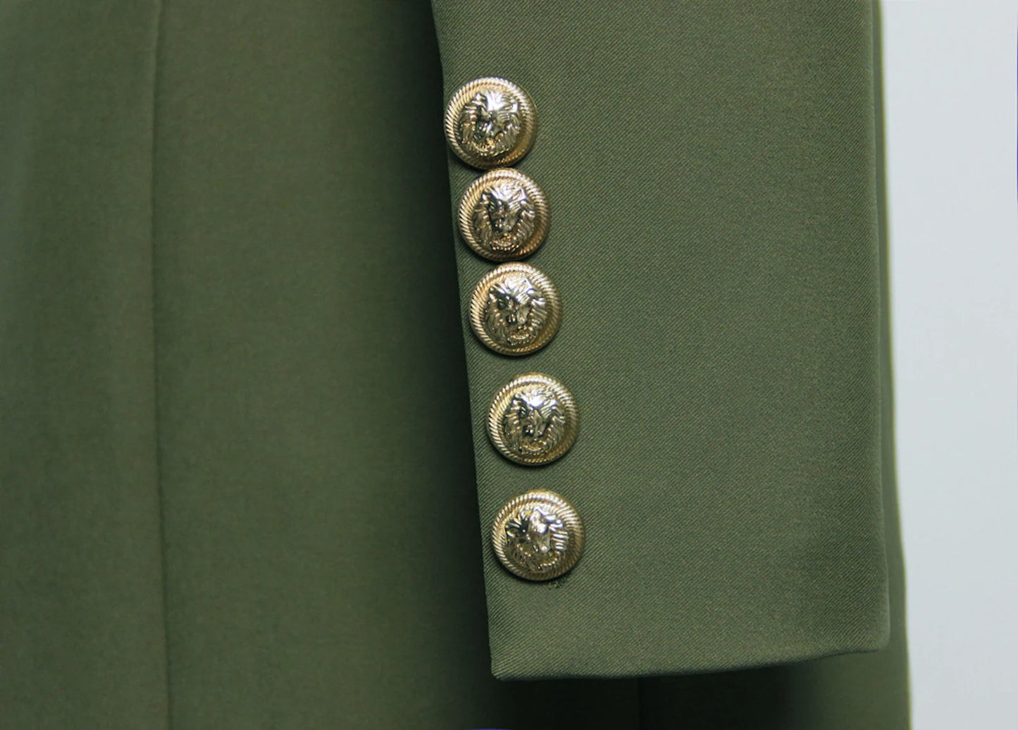 Women's Belted Long Blazer/ Mini Short Dress Green Navy